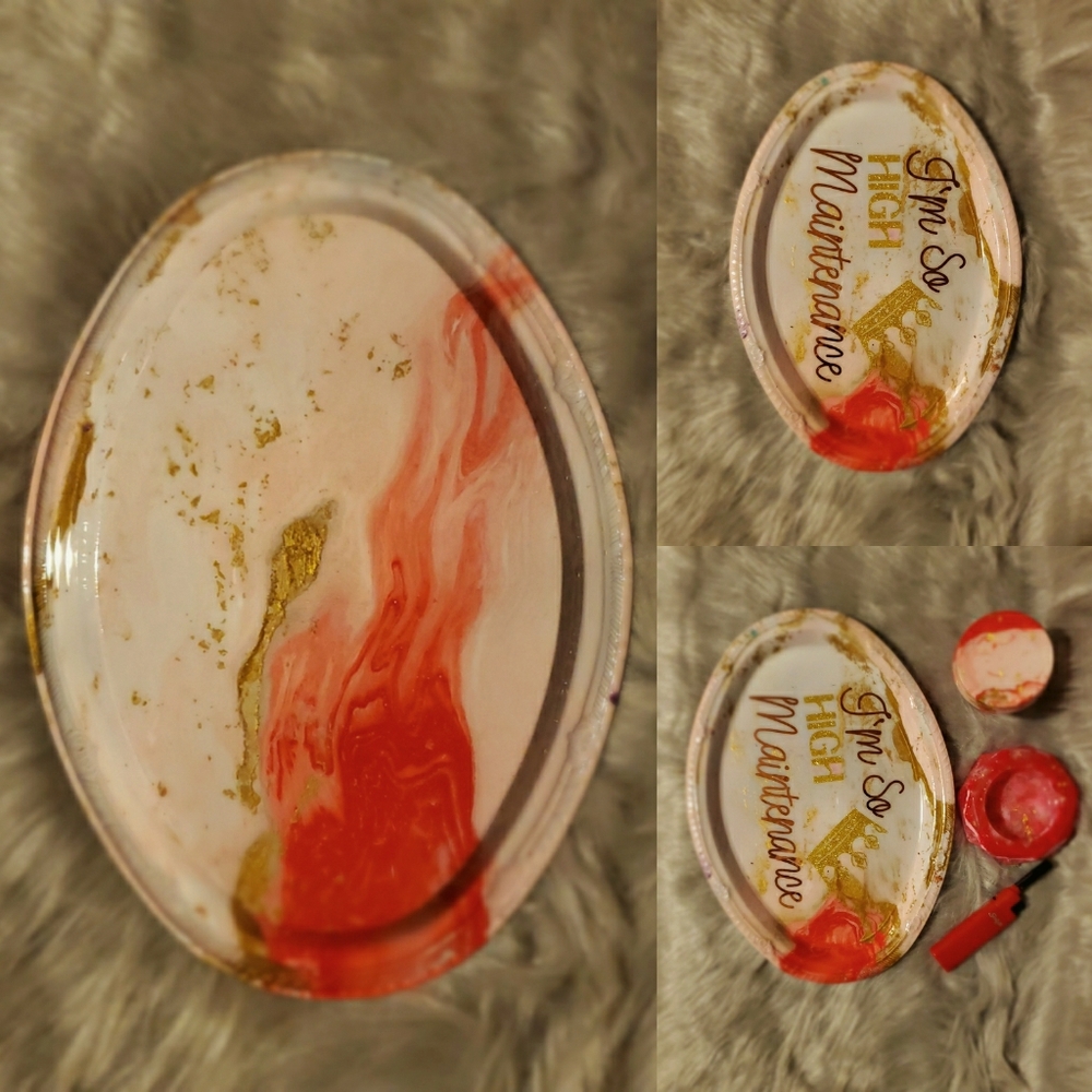 Custom Hydro-dipped Rolling Tray Sets